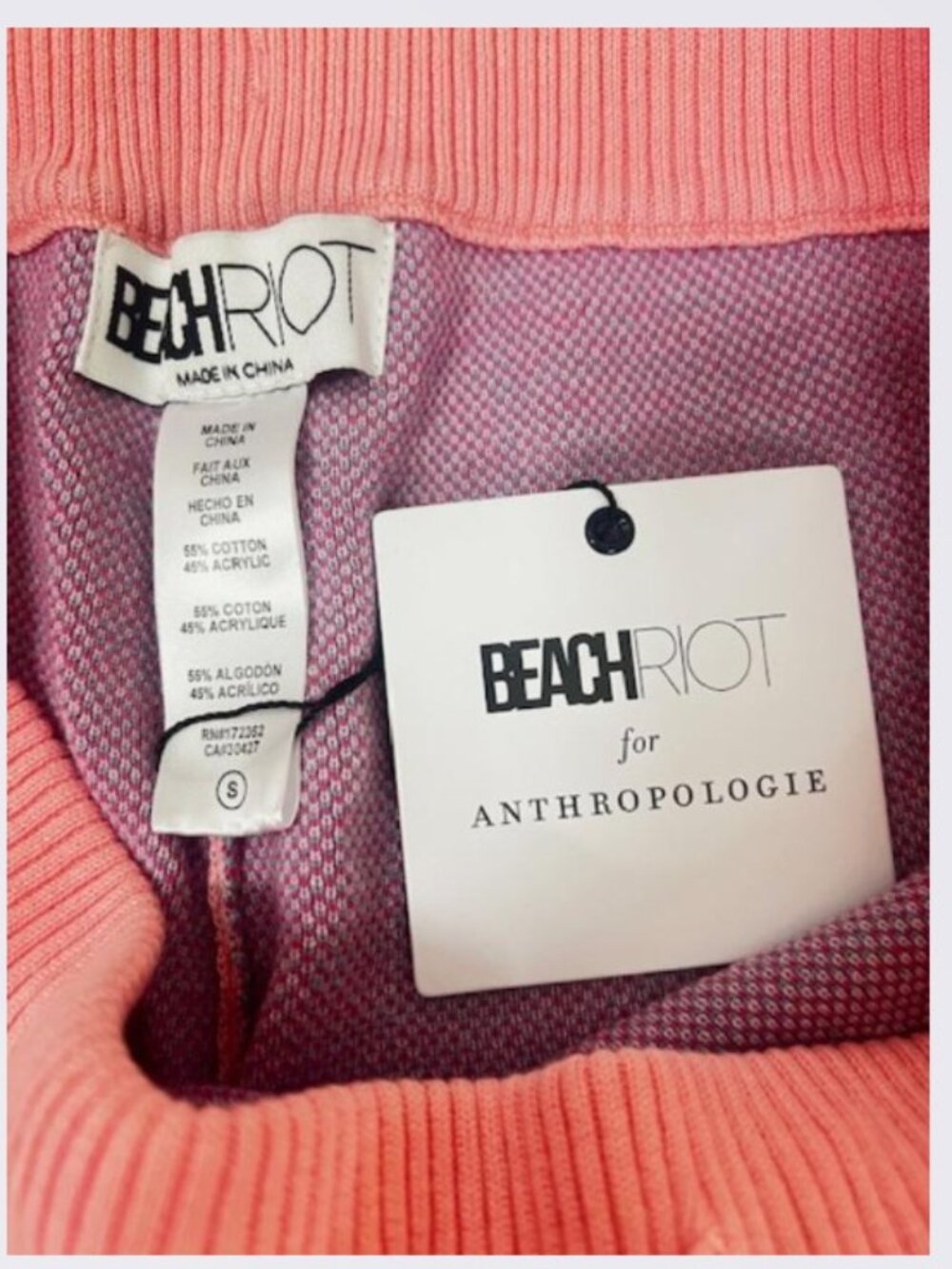 Anthropologie Beach Riot Balboa Shorts in Pink – Size Small – NWT - Picture 8 of 8